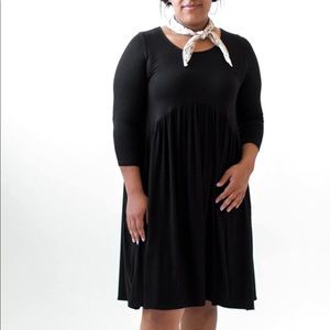 Agnes & Dora NWT Oakley Dress Black XXS